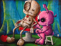 Fabio Napoleoni Fabio Napoleoni Memories Inked Onto My Canvas (OE) (Mini Print) (Framed)